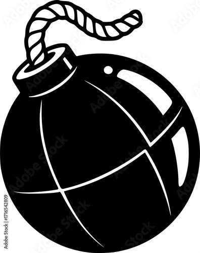 Vector illustration of the comics bomb
