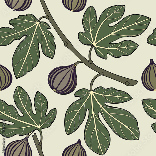 Abstract seamless pattern design featuring Italian pattern motifs, Italian pattern