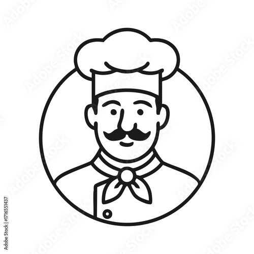 Chef logo design template