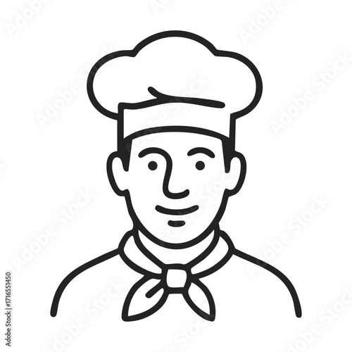 Chef logo design template