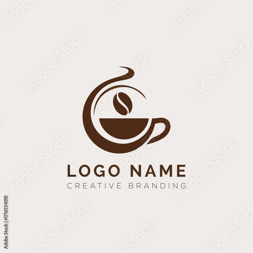 Letter C coffee logo