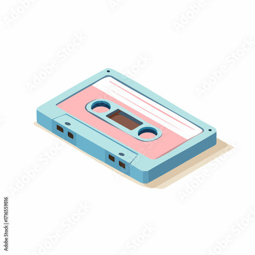 Retro Audio Cassette Tape A Nostalgic Reminder of the 80s & 90s Music Era