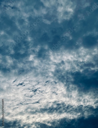 The sky is covered with beautiful clouds