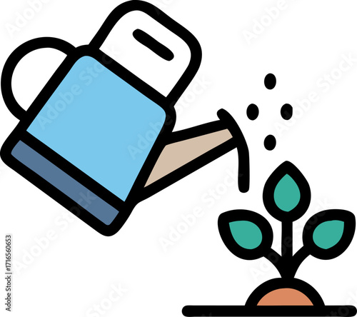 watering, 