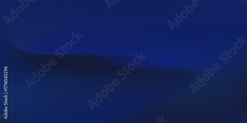 smooth color gradation blue abstract background. There is a soft sloping line pattern, creating the impression of movement or waves. The texture is slightly rough and grainy, fine grain or noise.eps10