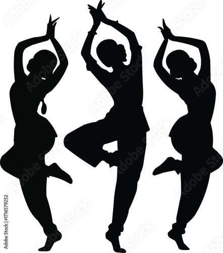 Classical Dance Heritage - Minimalist Silhouette 