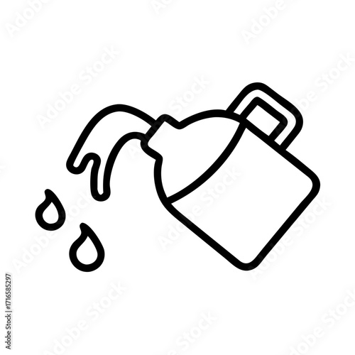 Gasoline splash illustration, minimalistic style, black and white, copy space