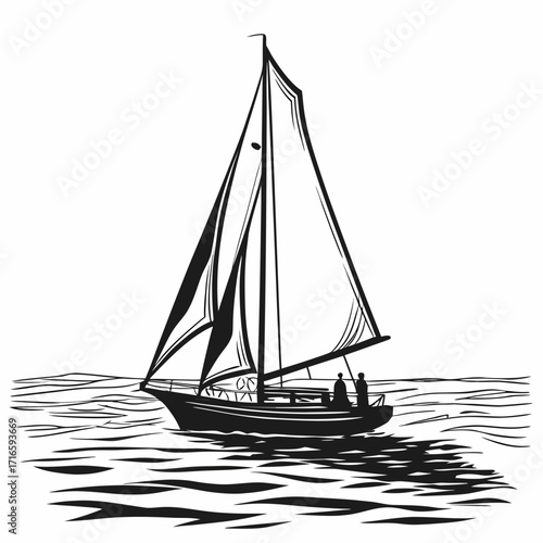 sailing ship silhouette