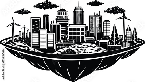 hong kong city skyline