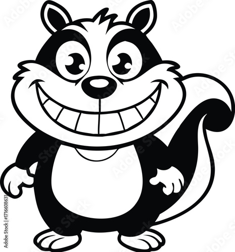 A cute and happy cartoon lion mascot with a cheerful smile is a fun vector illustration of a wild cat character from the zoo