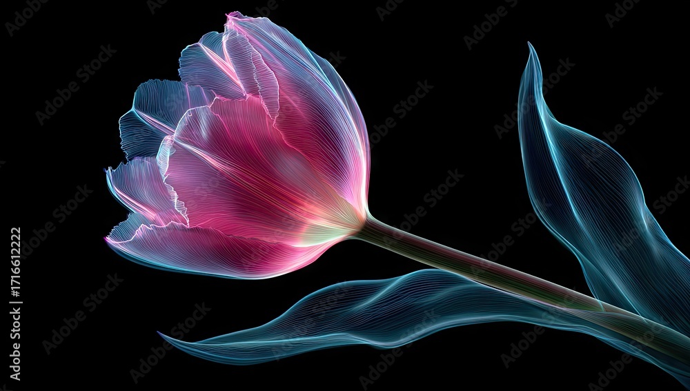 Obraz premium Abstract floral design