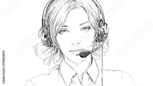 Efficient Professional Customer Service Support at Call Center for Business Communication