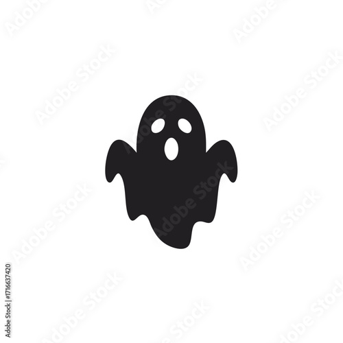 Ghost Logo Icon Illustrator Vector