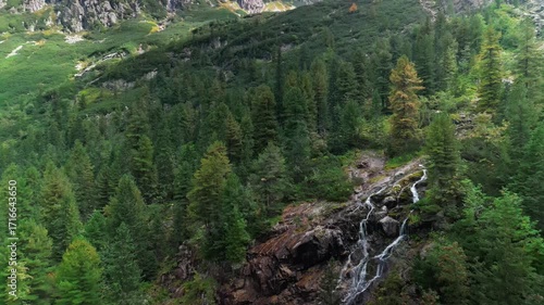 Tatra Polish national park, waterfall