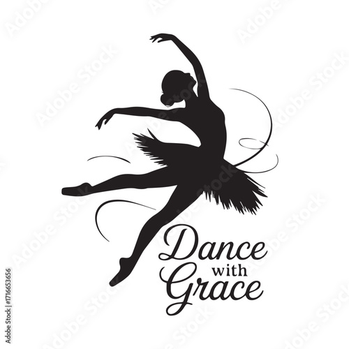 Ballet Dancer "Dance with Grace" Vector