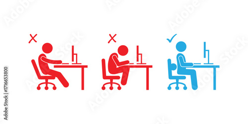 Posture, Posture Vector Icons, Posture Correction, Healthy Posture, Posture Exercises, Posture Alignment, Posture Illustration, Posture Therapy, Posture Icon Set, Posture Awareness, Posture Wellness