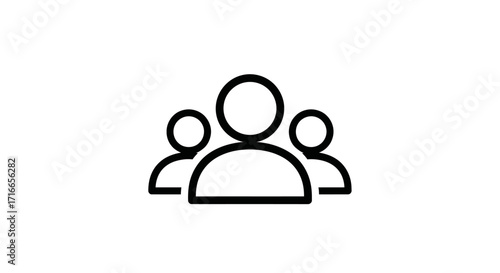 Teamwork makes the dream work with this simple, elegant group icon for websites, apps, and presentations needing a community feel
