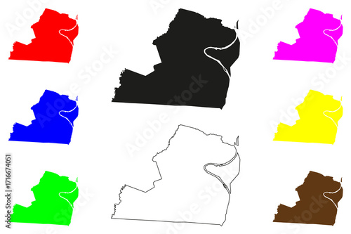 Pasir Mas city (Malaysia) map vector illustration, scribble sketch Pasey Mah map