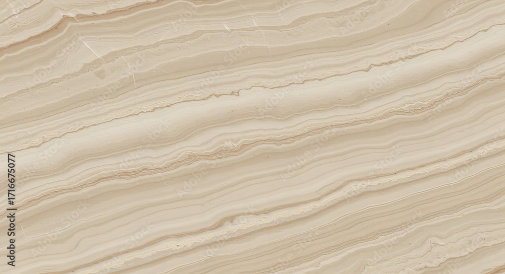 Naklejka premium Natural beige and cream marble stone texture with subtle veining