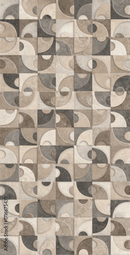 Concrete Mosaic Decor