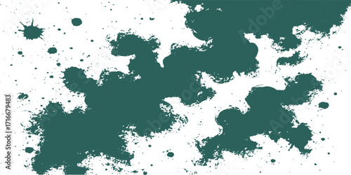 Abstract grunge background with ink blots of a vector map of Europe