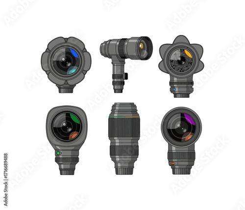 Capturing sharp focus and vibrant detail with professional camera lenses, essential tools for every photographer's creative vision.