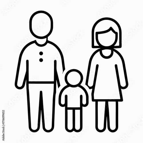 happy family with children