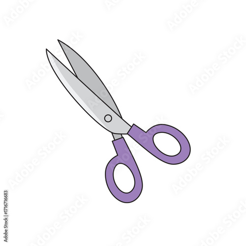 Scissors isolated on white vector