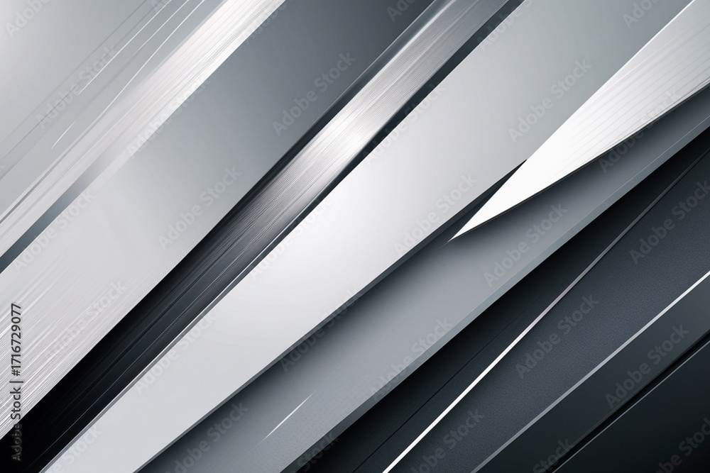 Fototapeta premium The white and silver are light gray with black the gradient is the Surface with templates metal texture soft lines tech gradient abstract diagonal background silver black sleek with gray and white.