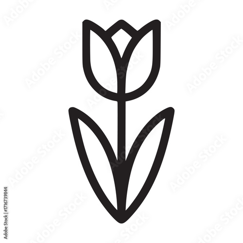 Vector art of tennis racket icon symbol of sport equipment, competition, and recreation outline vector illustration of a tennis racket for web design or print