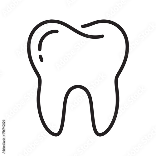 Vector art of bandage icon a simple line drawing of a first aid plaster, perfect for medical or healthcare designs use this vector graphic to add a clean, minimalist touch to your project