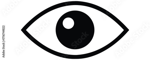 Black and white abstract vector illustration of a cat with yin yang symbol design