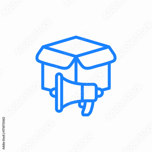 product announcement icon sign vector