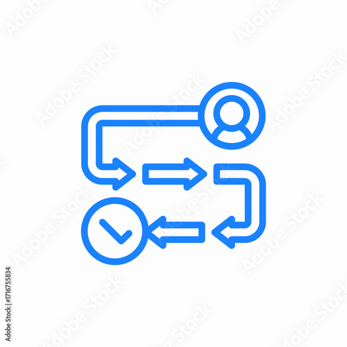 route travel icon sign vector