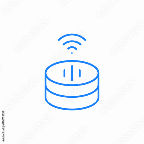 smart speaker icon sign vector