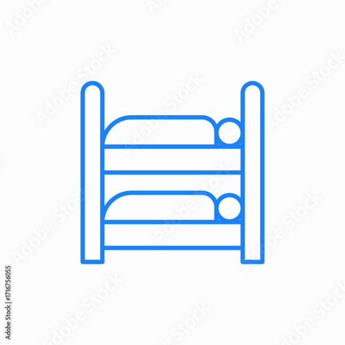 student dormitory icon sign vector