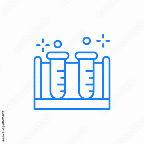 tube lab icon sign vector