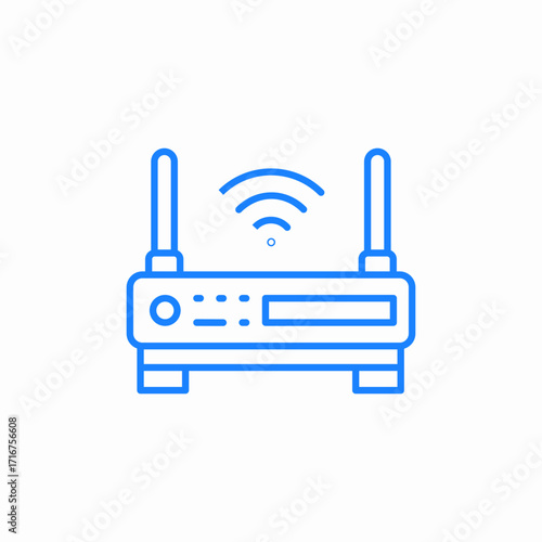 wifi router icon sign vector