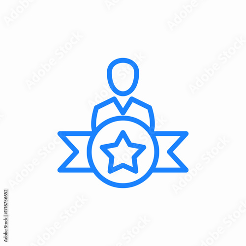 winner selected icon sign vector