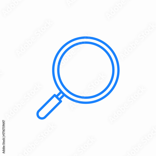 magnifying glass icon sign vector