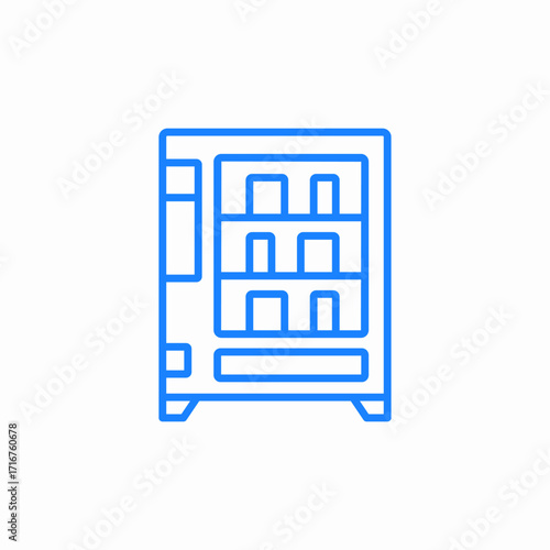 vending machine icon sign vector