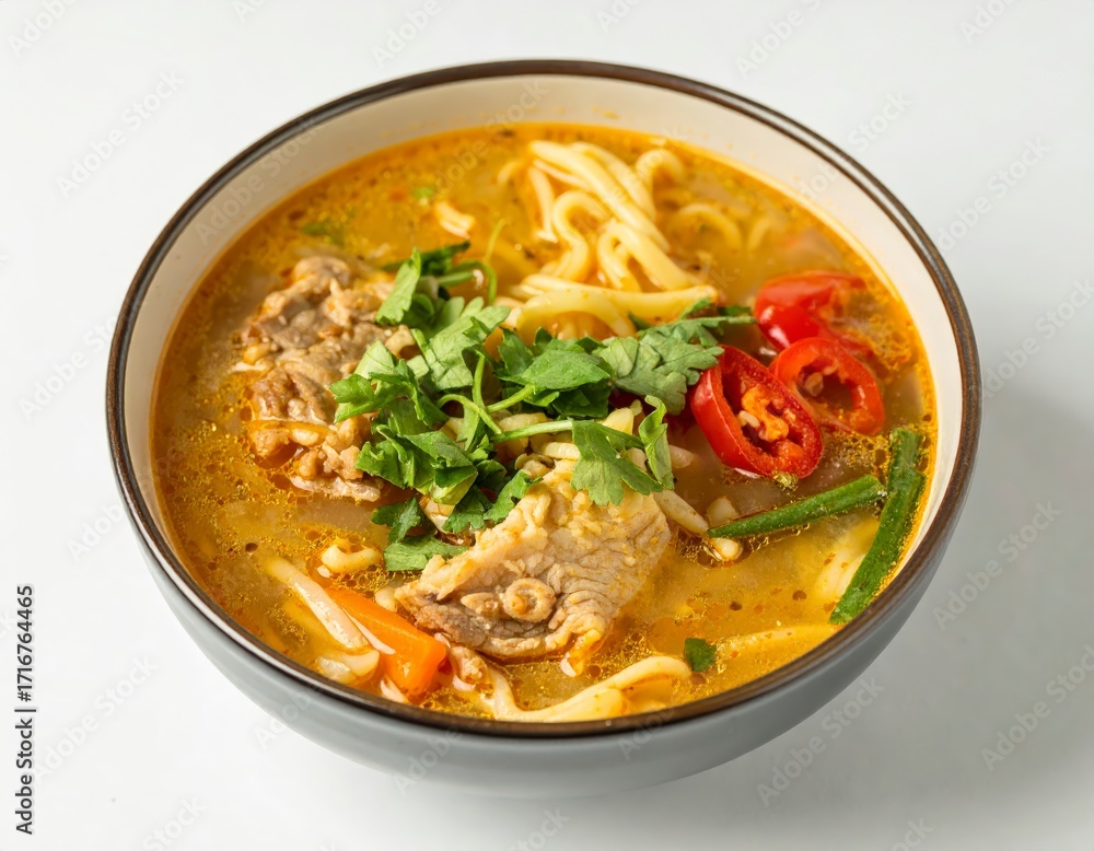 A noodle soup in Tibetan cuisine