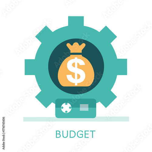 vector illustration of  money management