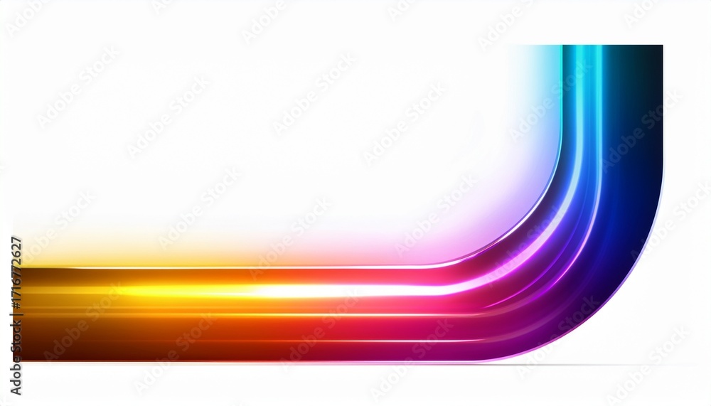 Obraz premium Template Colorful Glossy Gradient Lower Third