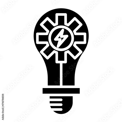 Energy Saving Vector Icon