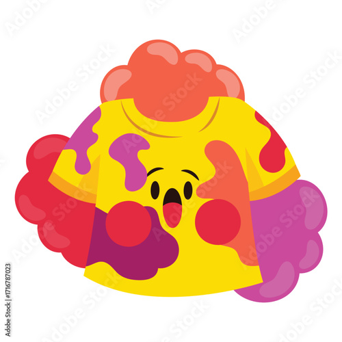 Powder Vector Illustration. Flat Minimal Design. Editable Illustration for Web, Mobile, Print