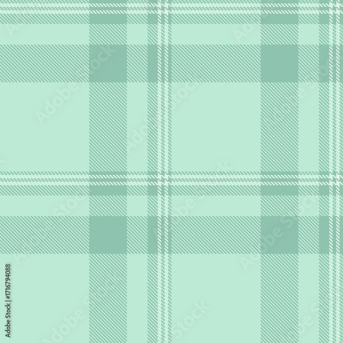 Minty fresh plaid pattern. Gentle stripes, soft colors. Ideal for backgrounds, textiles, and designs needing a calm, understated touch. Versatile and calming.