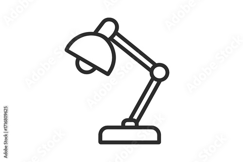 Printer icon linear style workspace symbol. Vector cartoon illustration with transparent background. Office equipment vector design. Technology and printing device icon set.