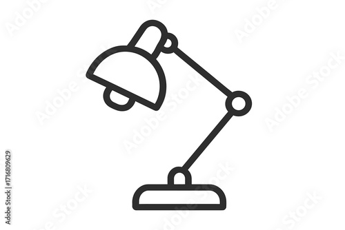 Printer icon vector workspace symbol, linear style office equipment illustration with transparent background, minimalistic technology vector graphic for business and digital design