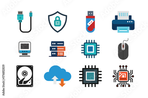 set of medical icons